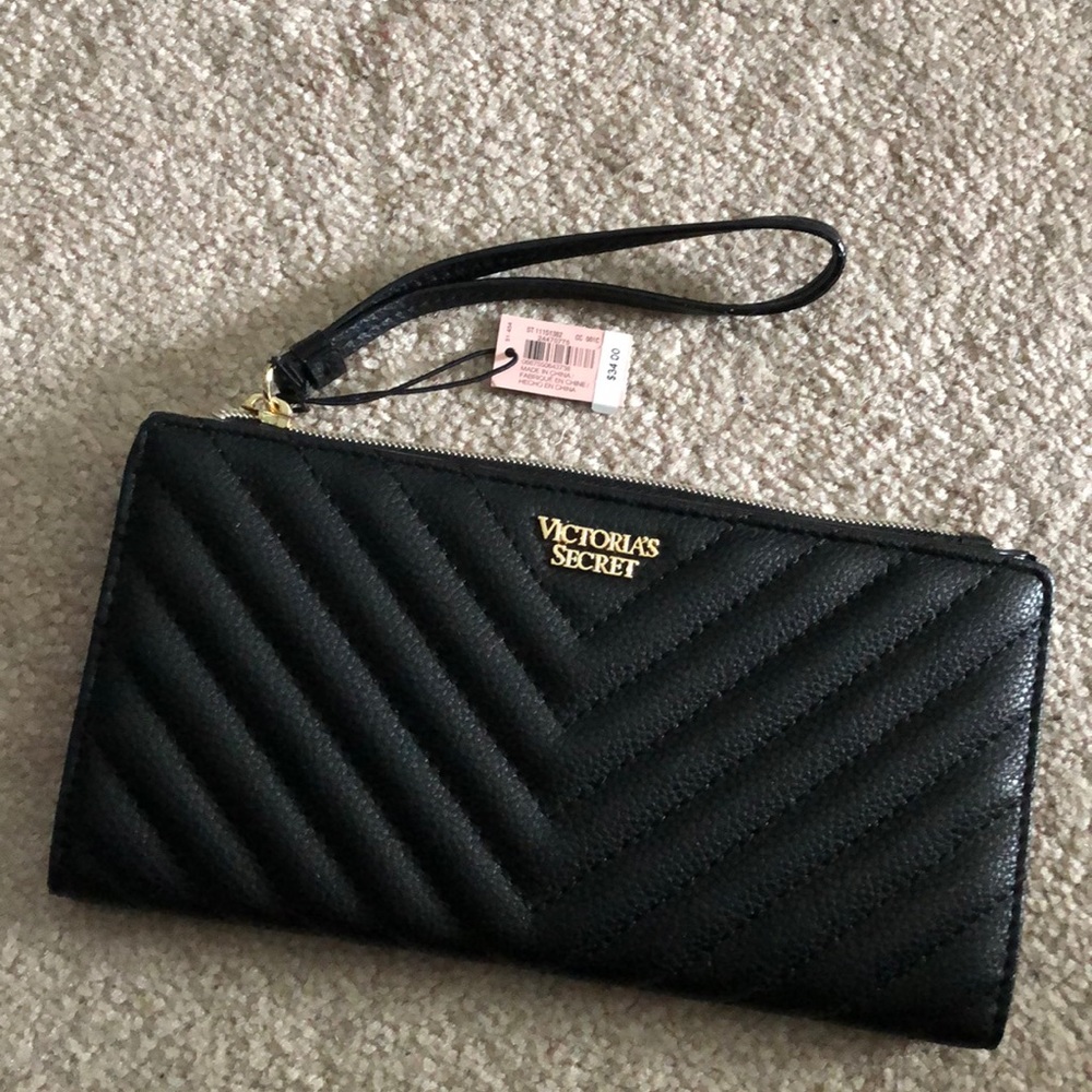 Victoria’s Secret black wallet- brand new!!
